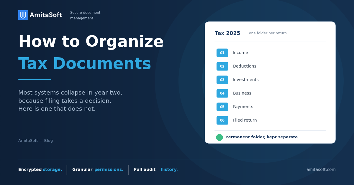How to Organize Tax Documents