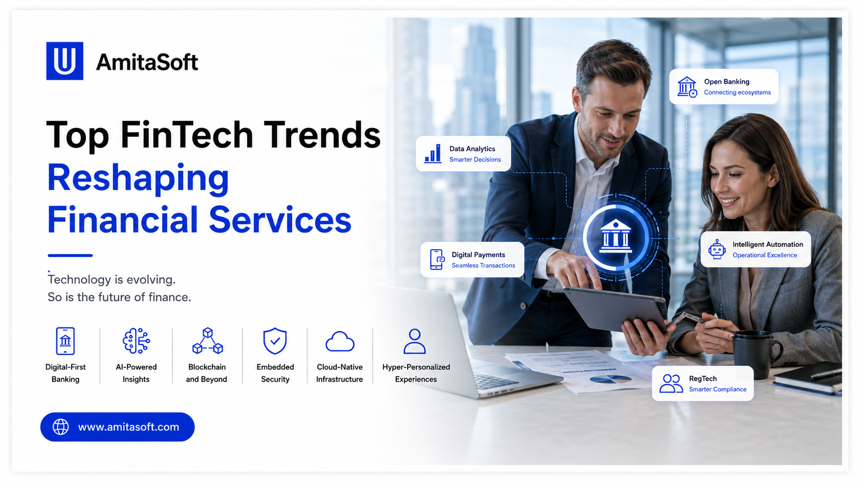 Illustration for Top FinTech Trends Reshaping Financial Services
